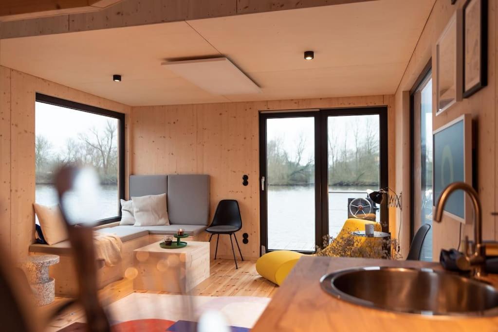 Hausboot Off Im Diamantgraben An Der Elbe Hotel Hamburg Ngoại thất bức ảnh