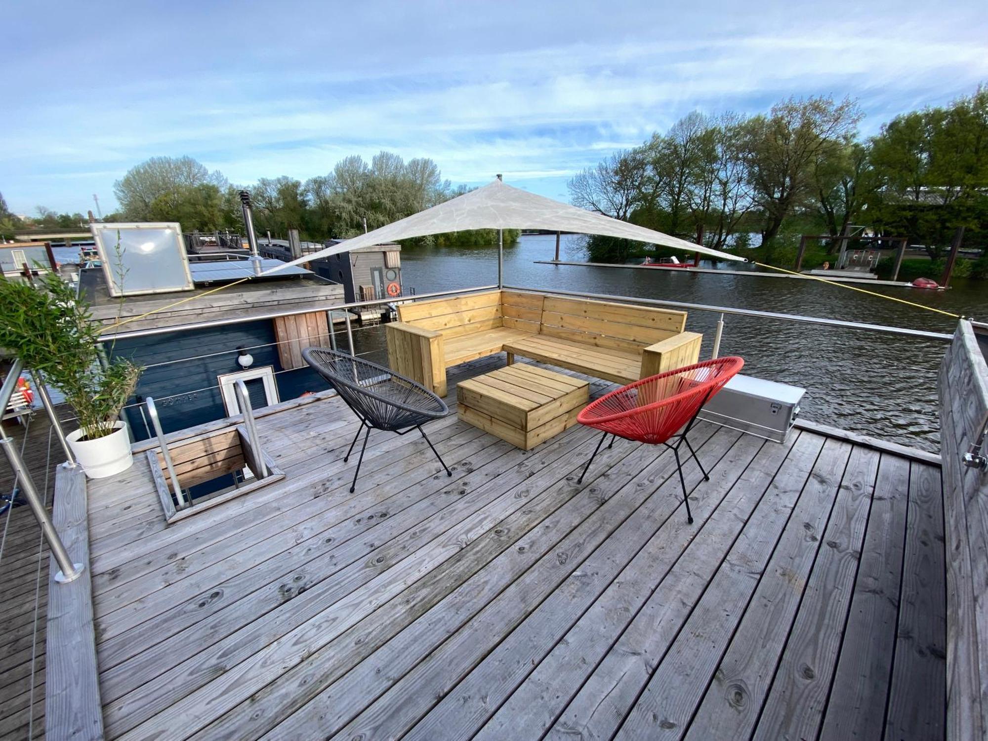 Hausboot Off Im Diamantgraben An Der Elbe Hotel Hamburg Ngoại thất bức ảnh