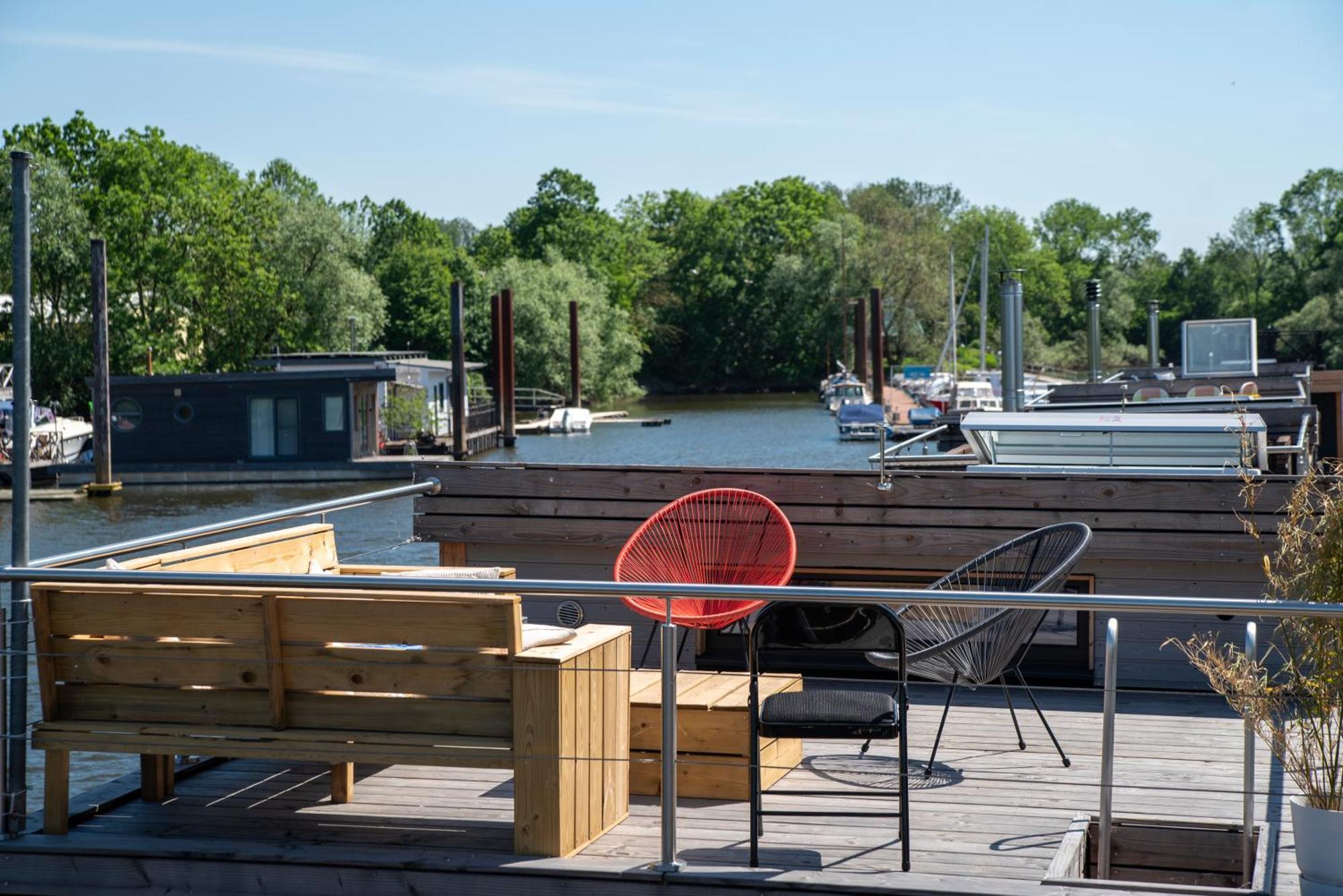 Hausboot Off Im Diamantgraben An Der Elbe Hotel Hamburg Ngoại thất bức ảnh