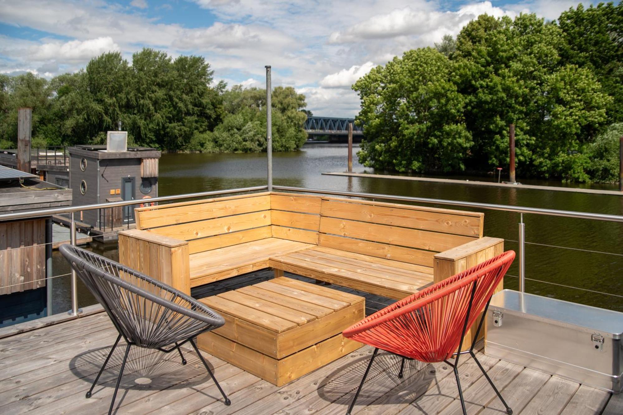 Hausboot Off Im Diamantgraben An Der Elbe Hotel Hamburg Ngoại thất bức ảnh